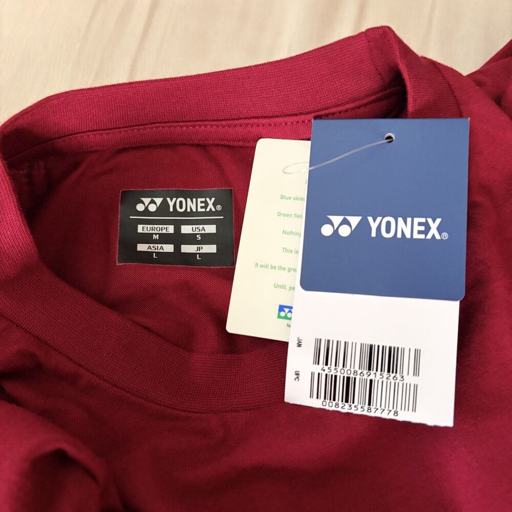 Yonex Cotton Racket Design Unisex Tshirt - Picture 6 of 6